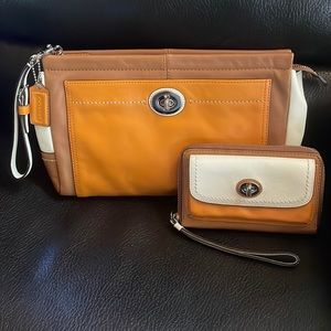Coach bag and wallet